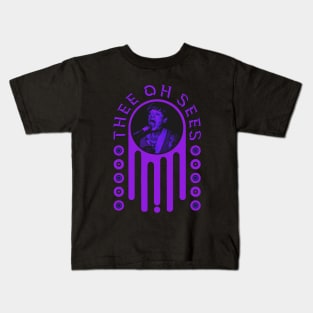 thee oh sees purple dwyer Kids T-Shirt